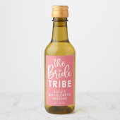 Persoonlijke Bruid Stam Bruidsmeisjes Uitstapje Wijn Etiket (Voorkant)