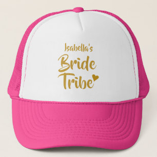 Persoonlijke Bruid Stam Gouden Hart Trucker Pet