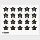 Persoonlijke Bruid Stam Rode Hart Ster Sticker (Vel)