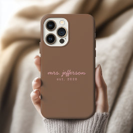 Persoonlijke Bruid Telefoonhoes voor Meidenavakant Case-Mate iPhone 14 Pro Max Hoesje