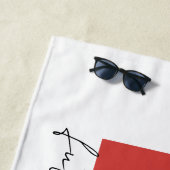 Persoonlijke Bruid | Toekomstige Mevrouw Aangepast Strandlaken (In situ)