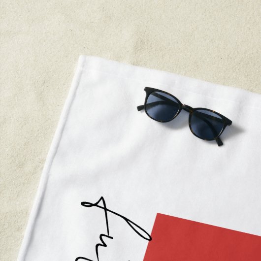 Persoonlijke Bruid | Toekomstige Mevrouw Aangepast Strandlaken (In situ)