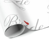 Persoonlijke Bruid Wordt, Aangepaste Naam Hen Part Cadeaupapier (Rol Hoek)