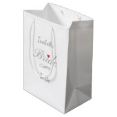 Persoonlijke Bruid Wordt, Aangepaste Naam Kippenfe Medium Cadeauzakje (Achterkant Gekanteld)