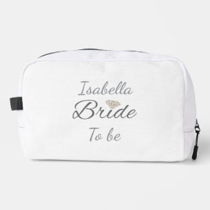 Persoonlijke Bruid Wordt Elegante Bruiloft Feest Toilettasje