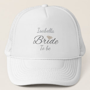 Persoonlijke Bruid Wordt   Elegante Bruiloftsgroep Trucker Pet