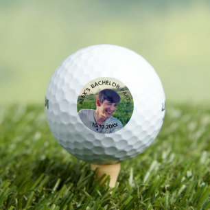 Persoonlijke Bruidegom Foto – Huwelijk Verjaardags Golfballen