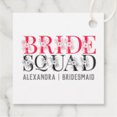 Persoonlijke Bruids Troepen - Elegante Bachelorett Bedankjes Labels (Achterkant)