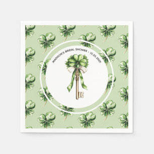 Persoonlijke bruidsdouche op St. Patrick's Day Servet