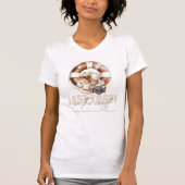 Persoonlijke Bruidsdouche Pastel Strand T-shirt (Voorkant)