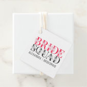 Persoonlijke Bruidsentourage - Elegante Bacheloret Bedankjes Labels (In situ)