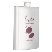Persoonlijke Bruidsjonker Aangepaste Naam Flask Flacon (Rechts)