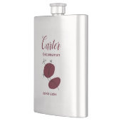 Persoonlijke Bruidsjonker Aangepaste Naam Flask Flacon (Links)