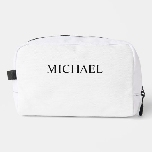 Persoonlijke Bruidsjonker Cadeau Dopp Kit Tas Cust (Voorkant)
