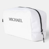 Persoonlijke Bruidsjonker Cadeau Dopp Kit Tas Cust (Rechterhoek)