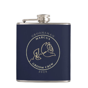 Persoonlijke Bruidsjonker Cadeau Fles Heupfles