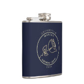 Persoonlijke Bruidsjonker Cadeau Fles Heupfles (Rechts)