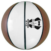 Persoonlijke Bruidsjonker Cadeaus Basketbal (Verticaal)