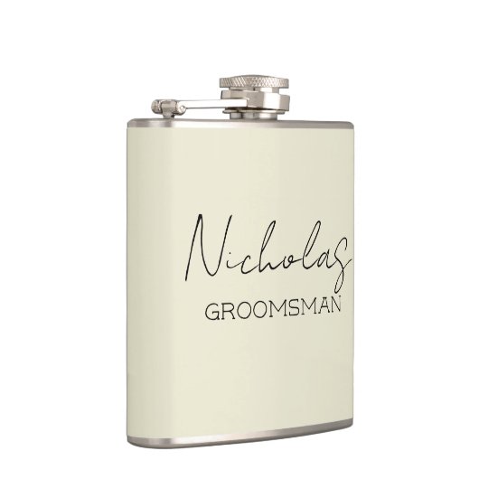 Persoonlijke Bruidsjonker Heupfles (Rechts)