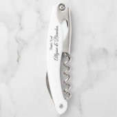 Persoonlijke Bruidsjonker Kurkentrekker (Achterkant)