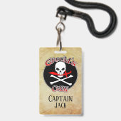 Persoonlijke Bruidsjonkers Badge (Achterkant met lanyard)