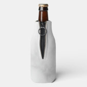 Persoonlijke bruidsjonkers monogram & naam flesjeskoeler (Fles Achterkant)
