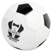 Persoonlijke bruidsjonkerscadeaus voetbal (Drie kwart)