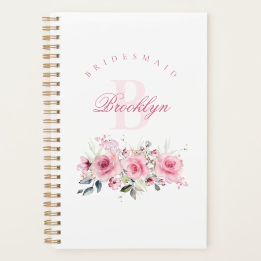 Persoonlijke Bruidsmeisje Afscheid Van De Meisjesj Planner (Voorkant)