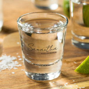 Persoonlijke bruidsmeisje cadeau-ideeën shot glas
