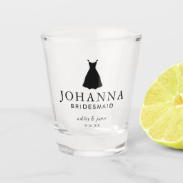 Persoonlijke bruidsmeisje cadeaus voor de bruiloft shot glas