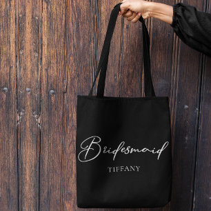 Persoonlijke bruidsmeisje chic minimalistische tro tote bag