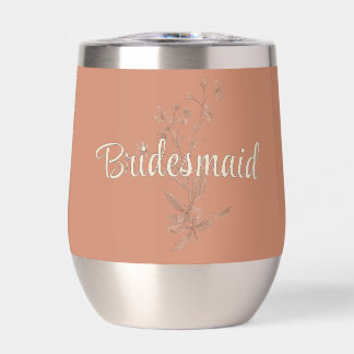Persoonlijke bruidsmeisje Rustic Boho wilde bloeme