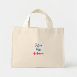 Persoonlijke bruidsmeisje-tassen mini tote bag