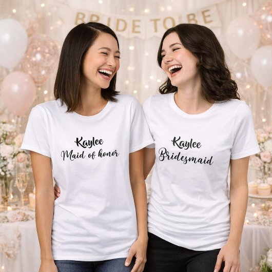 Persoonlijke bruidsmeisje  Tri-Blend shirt