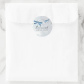 Persoonlijke Bruidsmeisjes Bruiloft Geschenken Ronde Sticker (Tas)