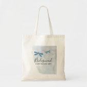 Persoonlijke Bruidsmeisjes Bruiloft Geschenken Tote Bag (Voorkant)