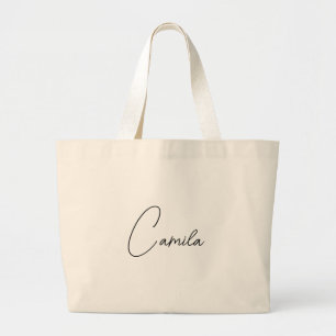 Persoonlijke bruidsmeisjes cadeautas met charme, o grote tote bag
