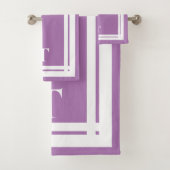 Persoonlijke Bruidsmeisjes Lavendel Bad Handdoek (Insitu)