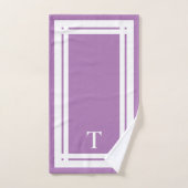 Persoonlijke Bruidsmeisjes Lavendel Bad Handdoek (Handdoek)