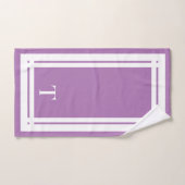 Persoonlijke Bruidsmeisjes Lavendel Bad Handdoek (Handdoek)