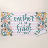 Persoonlijke Bruidsmeisjes van de Moeder van de Br Strandlaken (Voorkant)