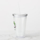 Persoonlijke bruidsmeisjesfoliage acryl drinkbeker (Links)