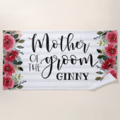 Persoonlijke bruidsschat van de moeder van de brui strandlaken (Voorkant)