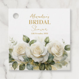 Persoonlijke Bruidsuitnodiging Witte Rozen Bedankjes Labels