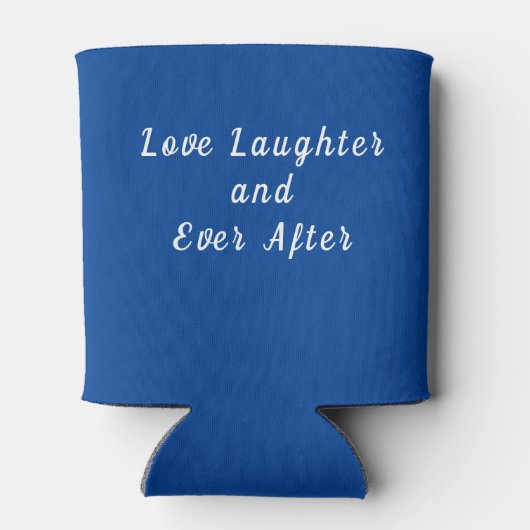 Persoonlijke bruiloft | Aangepaste bruiloft Blikjeskoeler (Achterkant)