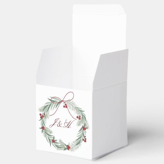 Persoonlijke bruiloft bedankdoosjes (Geopend)