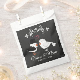 Persoonlijke bruiloft bedankzakje
