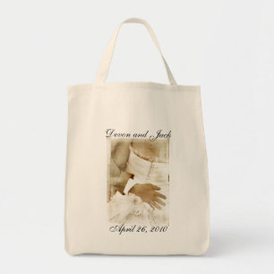 Persoonlijke bruiloft/Bridal-Canvas tas