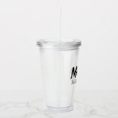 Persoonlijke bruiloft Bridesmaid / Maid of Honor Acryl Drinkbeker (Rechts)