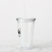 Persoonlijke bruiloft Bridesmaid / Maid of Honor Acryl Drinkbeker (Links)